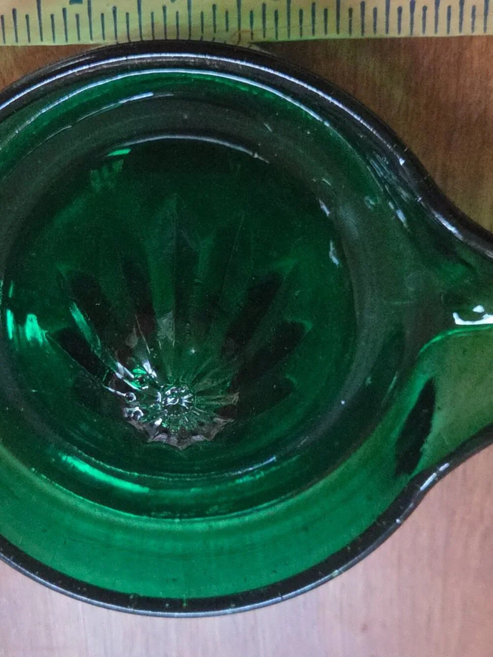 Vintage emerald green